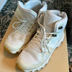 Great Condition On-Running Cloudrock Edge Raw Undyed Hiking Shoes